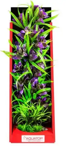 Aquatop Vibrant Garden Purple Plant 16" - Aquarium Supplies