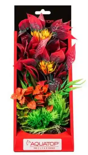 Aquatop Vibrant Wild Mixed Red Plant 10" - Aquarium Supplies