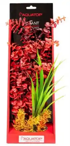 Aquatop Vibrant Wild Red Plant 16" - Aquarium Supplies