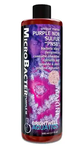 Brightwell MicroBacter Purple M 500mL - Aquarium Supplies