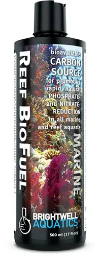 Brightwell Reef BioFuel Enhances Nutrient Uptake in Marine Aquaria 500mL - Aquarium Supplies