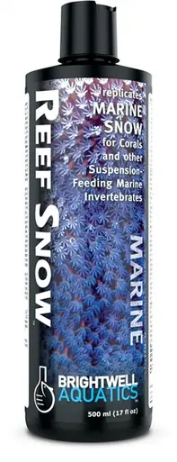 Brightwell Reef Snow Replicates Marine Snow in all Marine Aquaria 500mL - Aquarium Supplies