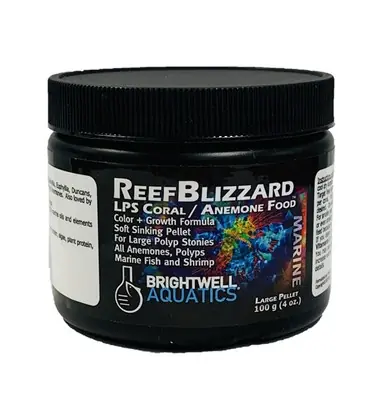 Brightwell ReefBlizzard Fish / LPS Coral / Anemone Soft Pellet Food 100g - Aquarium Supplies
