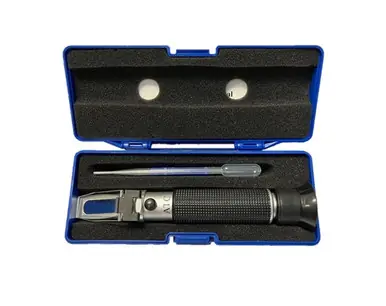 Aquarium Elements Saltwater Refractometer SM Blue Case - Aquarium Supplies
