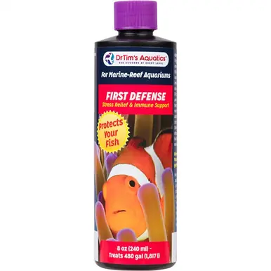 DrTim's Aquatics MARINE First Defense 8oz - Aquarium Supplies