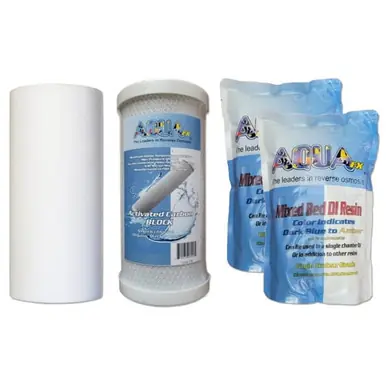 AquaFX Blue Fin RO/DI Filter Set w/ Refills - Aquarium Equipment
