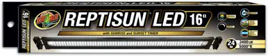 ZooMed Reptisun LED w/ Timer 16" - Aquarium Equipment
