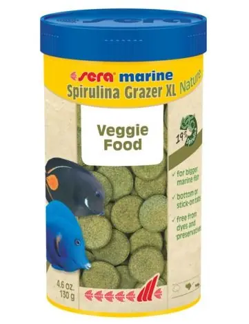 Sera Marin Spirulina Grazer XL Nature 4.6 oz - Aquarium Supplies