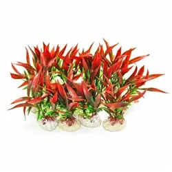 Aquatop Plant Pack 4" Red/Green 12pcs - Aquarium Supplies