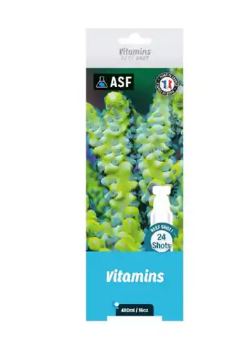 ASF Reef Shots Vitamins 24 Shots - Aquarium Supplies