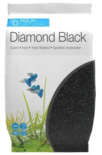 Pisces Aqua Natural Diamond Black 10 lbs - Aquarium Supplies