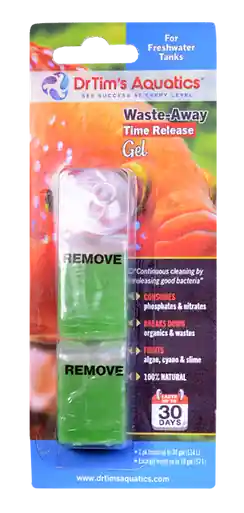 DrTim's Aquatics FRESHWATER Waste-Away Gel Sm 2-pk (20 gal)