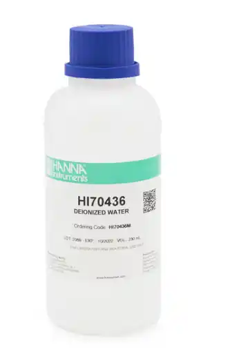 Hanna Deionized water (230 mL) HI70436M - Aquarium Supplies
