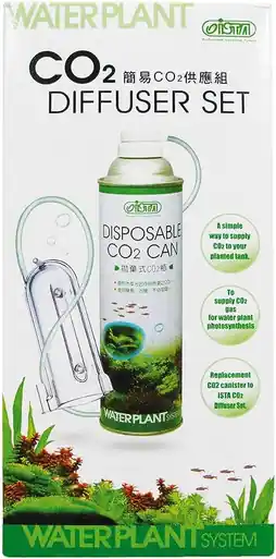 Ista Co2 Diffuser Set with Disposable Co2 Can - Aquarium Supplies