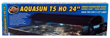 Zoomed AquaSun Dual T-5 HO Hood 24"