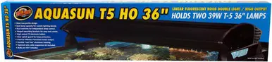 Zoomed AquaSun Dual T-5 HO Hood 36"