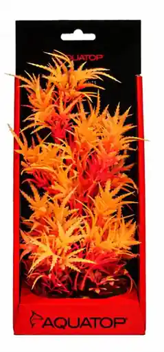 Aquatop Fluorescent Cannabis Plant Tangerine 10" - Aquarium Supplies