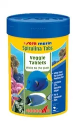 Sera Marin Spirulina Tabs 60g / 100 Tabs - Aquarium Supplies