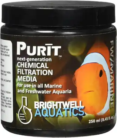Brightwell Purit Complete Chemical Filtration 250mL - Aquarium Supplies