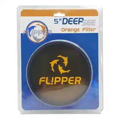 Flipper DeepSee Orange Lens Filter 5" - Aquarium Supplies