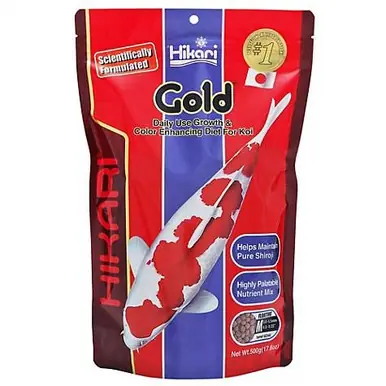 Hikari Gold Koi Pellet Medium 17.6oz - Aquarium Supplies