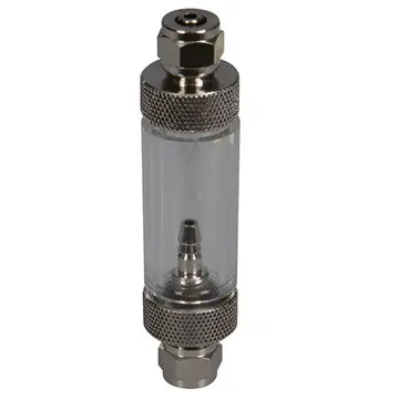 Ista 2 in 1 Metal Bubble Counter & Check Valve - Aquarium Supplies