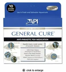 API General Cure Powder Packets - Aquarium Supplies