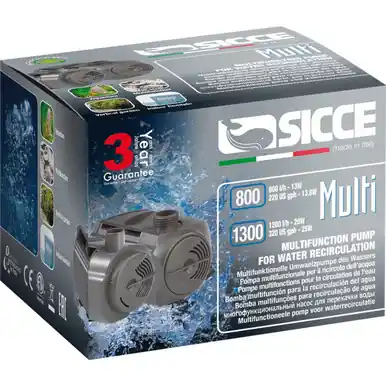 Sicce Multi Quiet Pump 1300 320gph - Aquarium Equipment