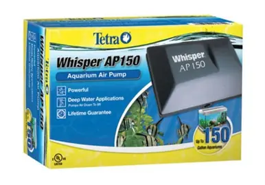 Tetra Whisper Deep Water Air Pump 150 - Aquarium Equipment
