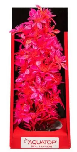 Aquatop Vibrant Garden Pink Plant 10" - Aquarium Supplies
