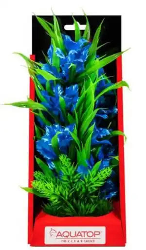 Aquatop Vibrant Passion Blue Plant 10" - Aquarium Supplies
