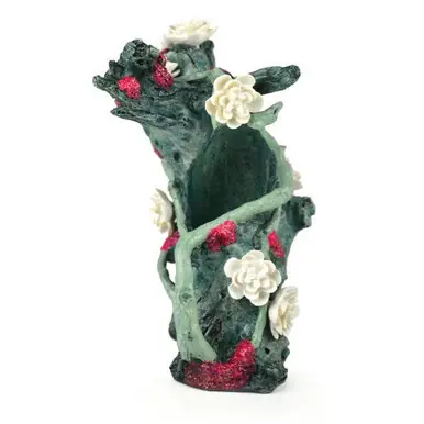 Biorb Flower Trunk Ornament Green - Aquarium Supplies
