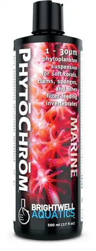 Brightwell PhytoChrom Color Enhancing Phytoplankton 250mL - Aquarium Supplies