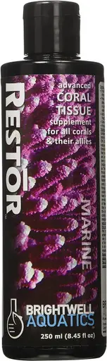 Brightwell Restor Liquid Coral Tissue Nutritional Supplement 250mL - Aquarium Supplies