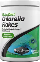 Seachem NutriDiet Chlorella Flakes w/ Probiotics 100g - Aquarium Supplies
