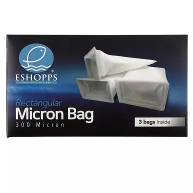 Eshopps Rectangle Filter Sock 300 Micron (3 Pack) - Aquarium Equipment