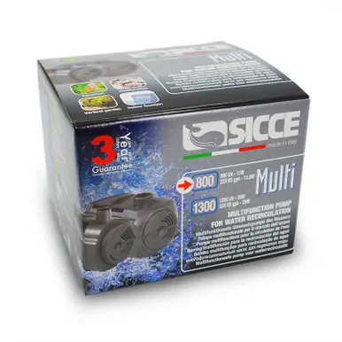Sicce Multi Quiet Pump 800 220gph - Aquarium Equipment
