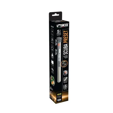 Sicce SCUBA Preset 100 Submersible Heater 100 Watt - Aquarium Equipment