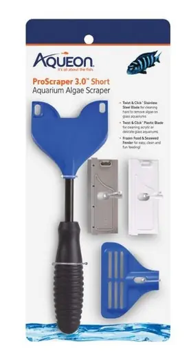 Aqueon ProScraper 3.0 Short Algae Scraper - Aquarium Supplies