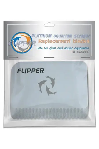 Flipper Platinum Scraper Replacement Cards 10pk - Aquarium Supplies
