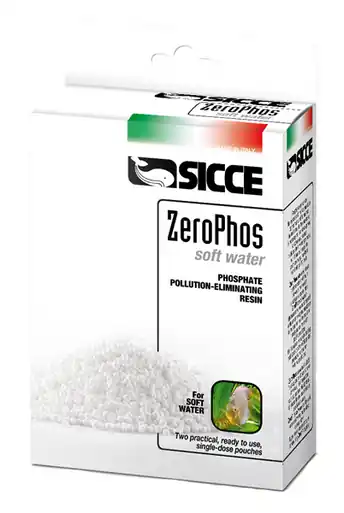 Sicce ZeroPhos Phosphate Removing Resin 2x 50g Pouches - Aquarium Supplies