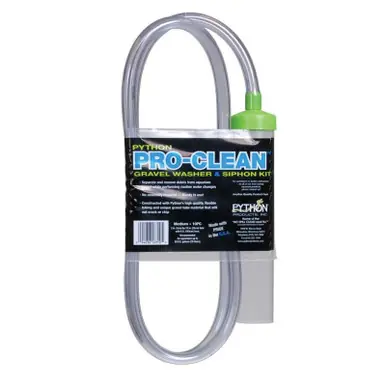Python Pro Clean Gravel Vac Medium 2" x 10" W/6' Hose - Aquarium Supplies