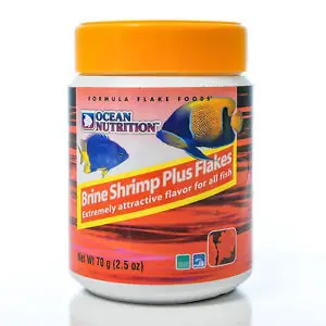 Ocean Nutrition Brine Shrimp Plus Flake 5.5 OZ - Aquarium Supplies