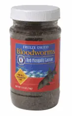 SF Bay Brand Bloodworms Freeze Dried 1 Oz. - Aquarium Supplies