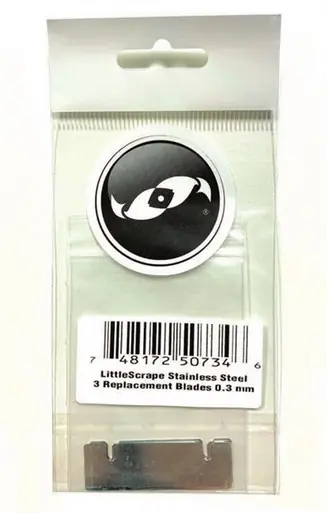 Two Little Fishies LittleScrape Replacement Stainless Steel Blades set of 3 (0.3mm thick) - Aquarium Supplies