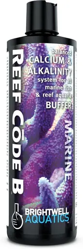 Brightwell Reef Code B Balanced Calcium & Alkalinity System Part B 250mL - Aquarium Supplies