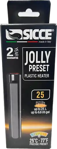 Sicce JOLLY Preset 25 - Submersible Heater - 22 Watt