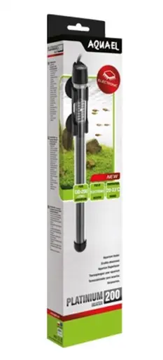 AquaEl Platinium Glass Heater 200 Watt - Aquarium Equipment
