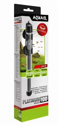 AquaEl Platinium Glass Heater 100 Watt - Aquarium Equipment