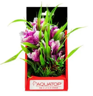 Aquatop Vibrant Garden Violet Plant 6" - Aquarium Supplies